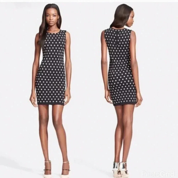 Alice & Olivia(Revolve)Martha Polka Dots Mini Dress(M) - Picture 1 of 8